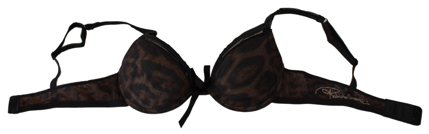 Roberto Cavalli Sultry Leopard Push-Up Bra