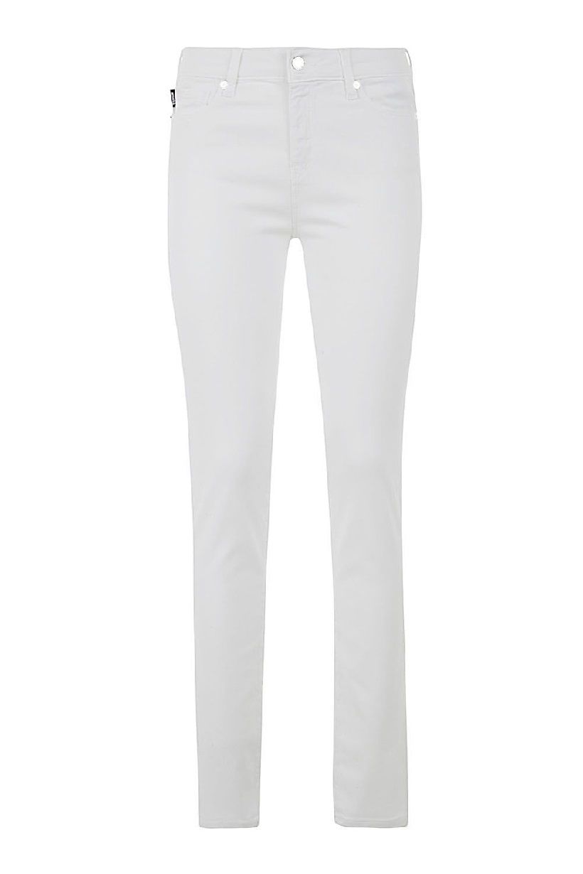 Love Moschino White Cotton Women's Jeans