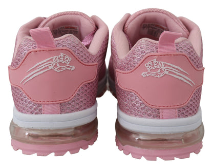 Plein Sport Chic Powder Pink High-Craft Sneakers