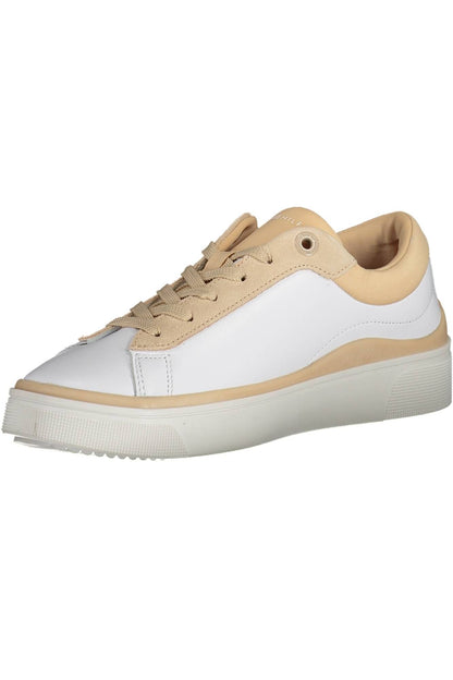 Tommy Hilfiger White Leather Women Sneaker