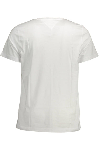 Tommy Hilfiger White Cotton Men T-Shirt