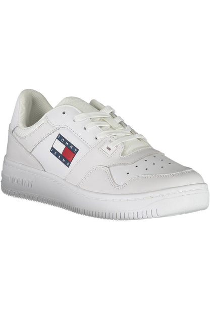 Tommy Hilfiger White Polyester Women Sneaker