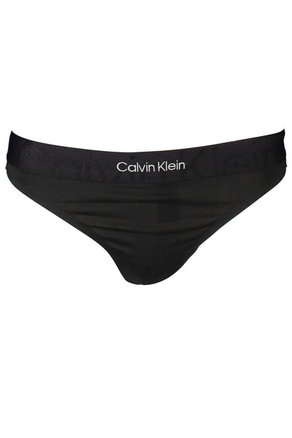 Calvin Klein Black Cotton Women Thong