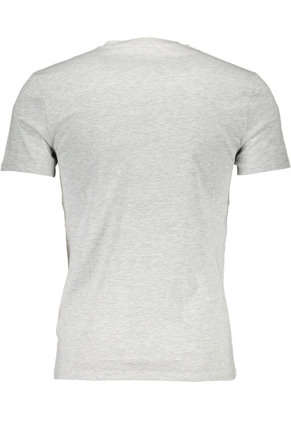 Guess Jeans Gray Cotton Men T-Shirt