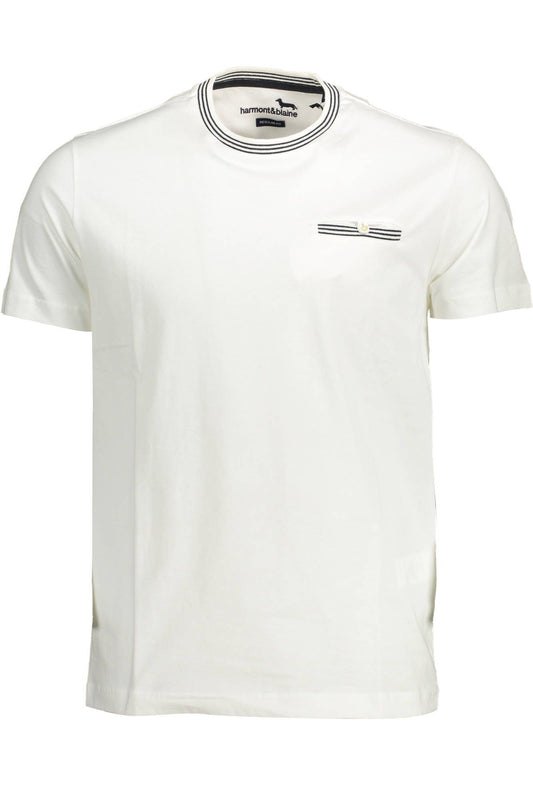 Harmont & Blaine White Cotton Men T-Shirt