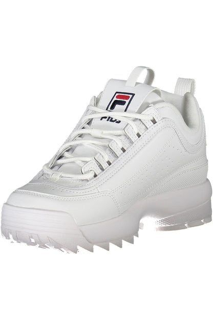 Fila White Polyester Women Sneaker