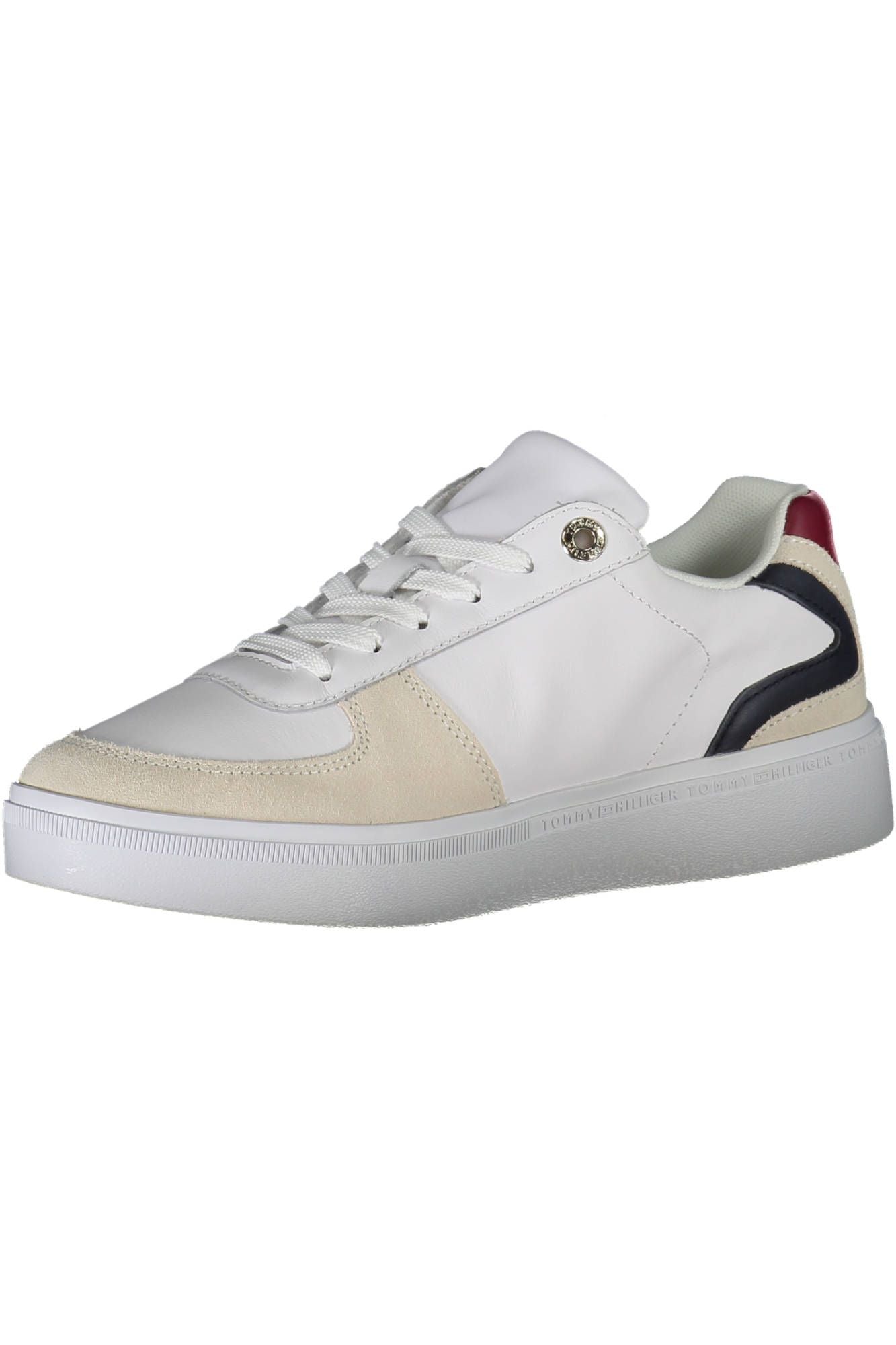 Tommy Hilfiger White Leather Women Sneaker