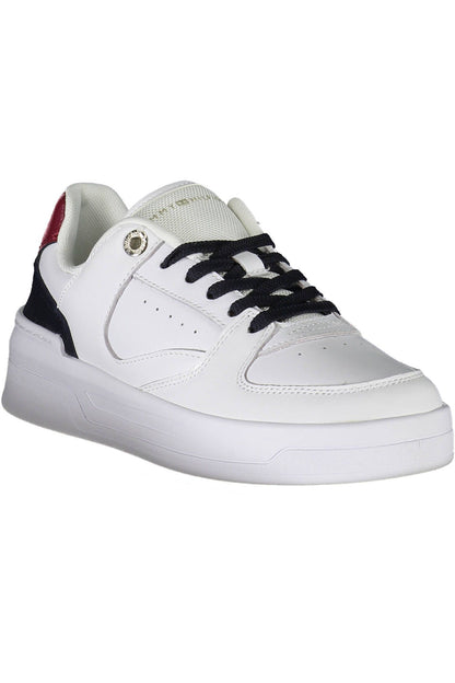 Tommy Hilfiger White Leather Women Sneaker