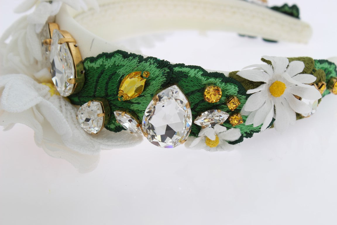 Dolce & Gabbana Sunflower Crystal Luxury Headband