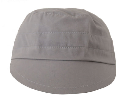 Dolce & Gabbana Elegant Gray Newsboy Cap - Classic Accessory