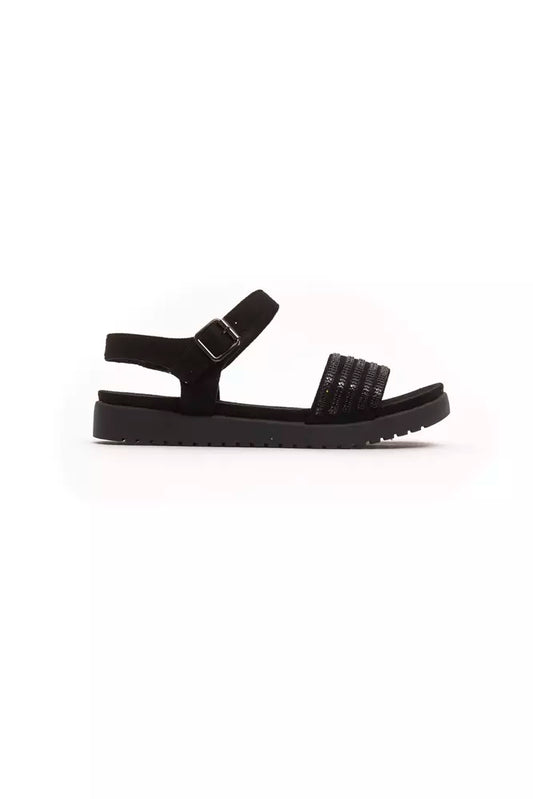 Péché Originel Black Textile Women Sandal