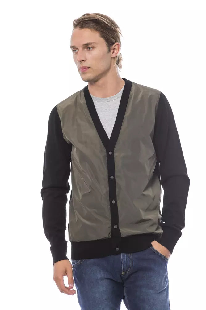 Verri Multicolor Wool Mens Cardigan