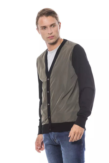 Verri Multicolor Wool Mens Cardigan