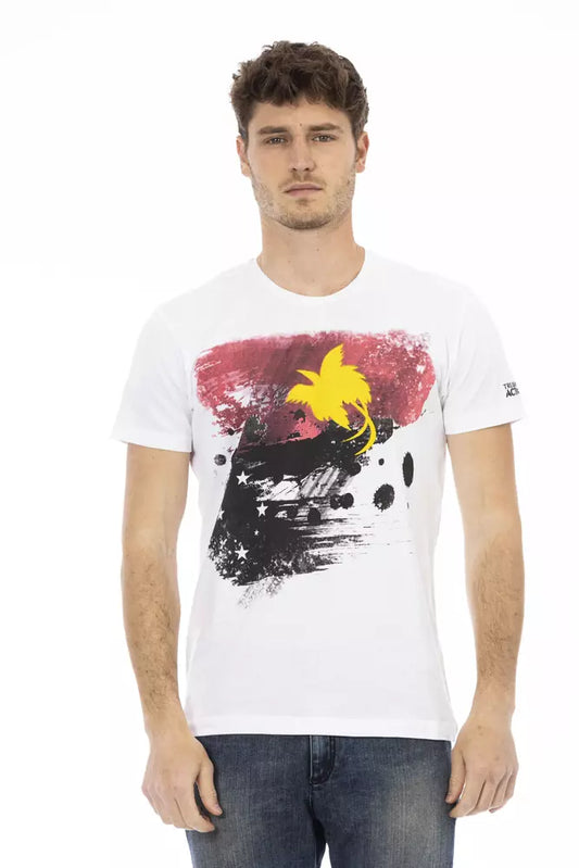 Trussardi Action White Cotton Men's T-Shirt