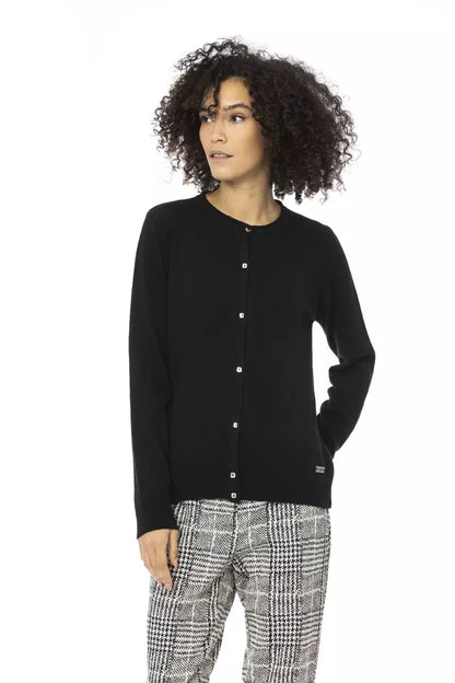 Baldinini Trend Black Wool Women Sweater