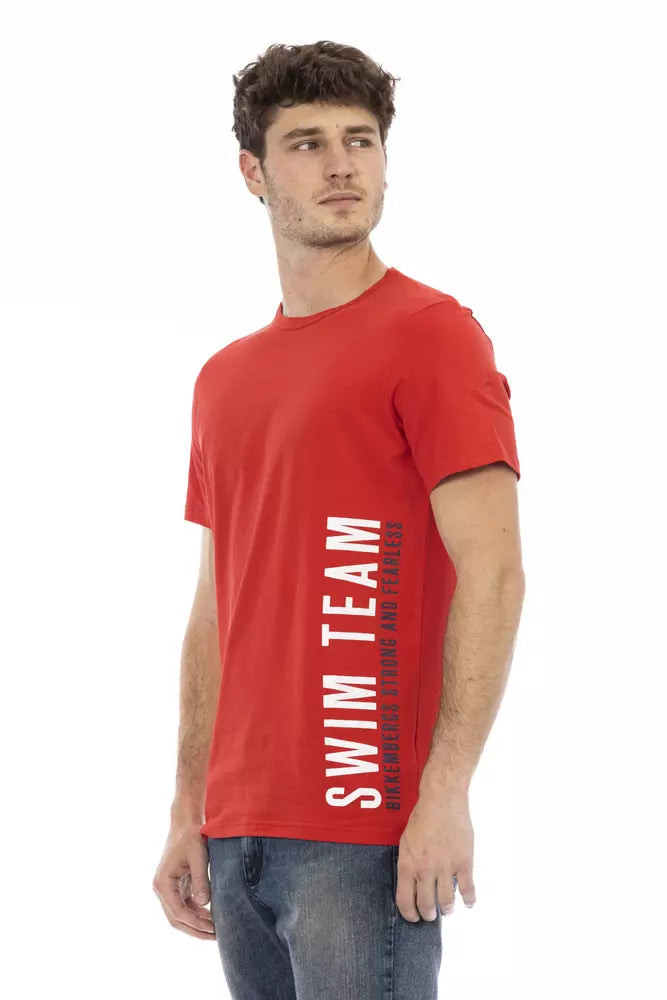 Bikkembergs Red Cotton Men's T-Shirt