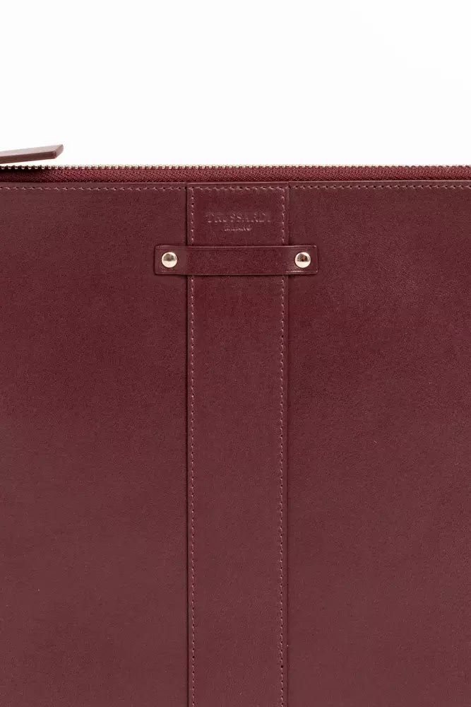 Trussardi Brown Leather Men Wallet