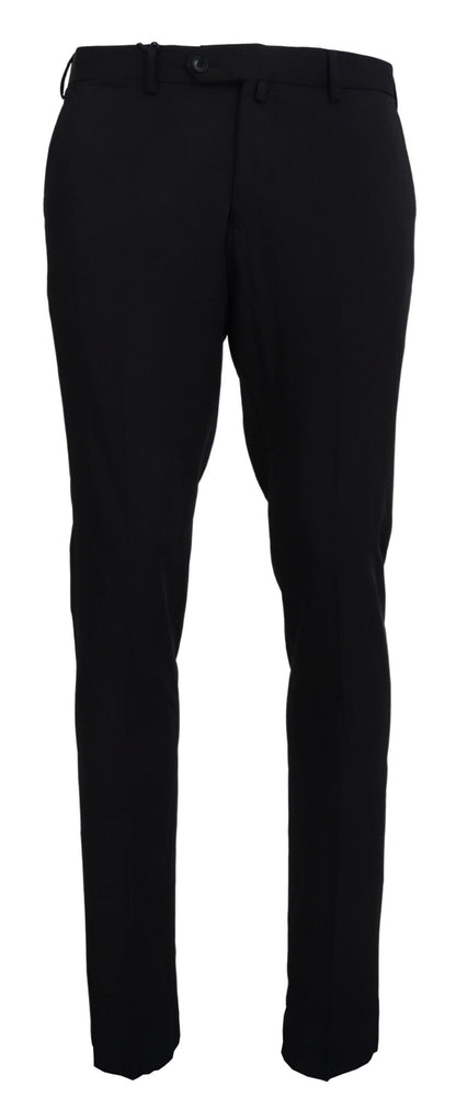 Domenico Tagliente Sophisticated Black Dress Pants for Men