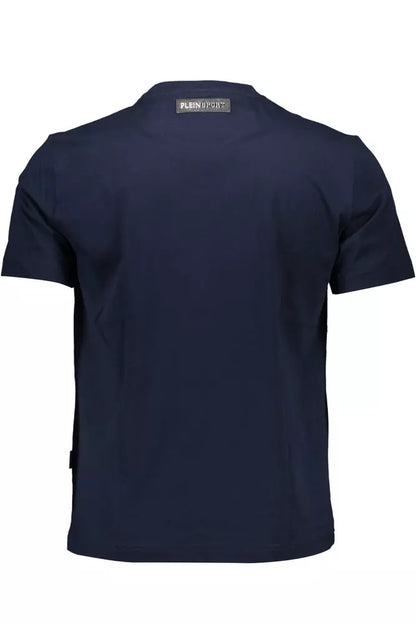 Plein Sport Blue Cotton Men T-Shirt