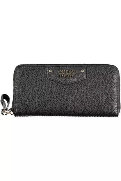 Guess Jeans Black Polyethylene Women Wallet