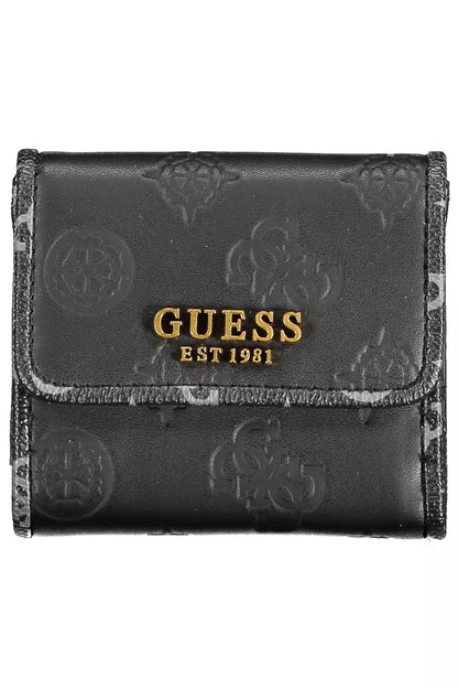 Guess Jeans "Black Polyethylene Women Wallet"