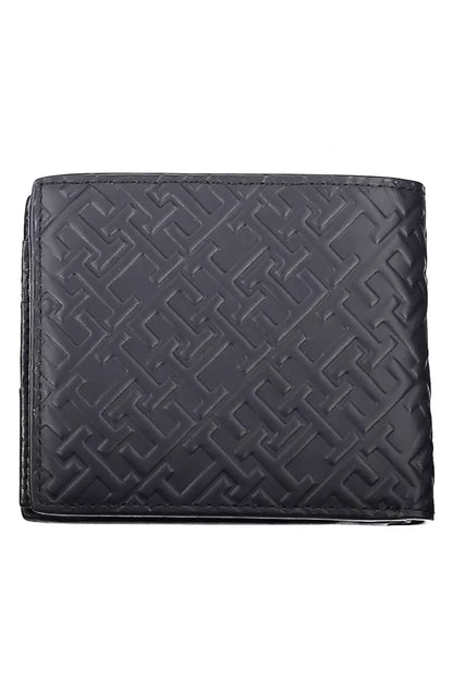 Tommy Hilfiger Blue Leather Men Wallet