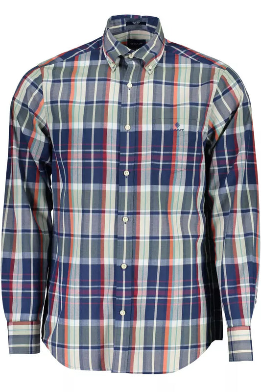 Gant Green Cotton Men Shirt