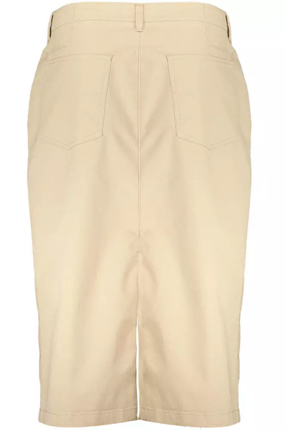 Gant Beige Cotton Women Skirt