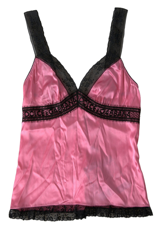 Dolce & Gabbana Silken Charm Pink Camisole