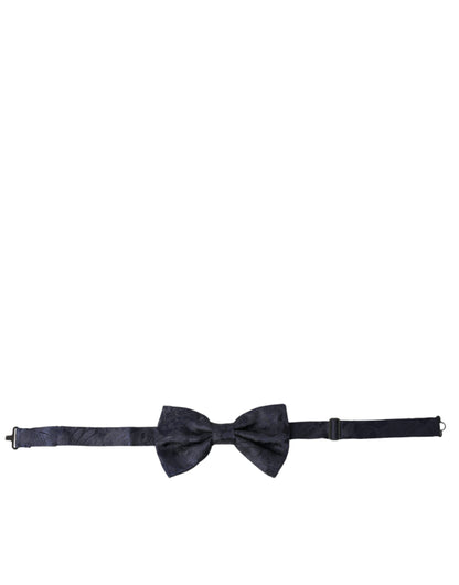 Dolce & Gabbana Elegant Silk Blue Bow Tie