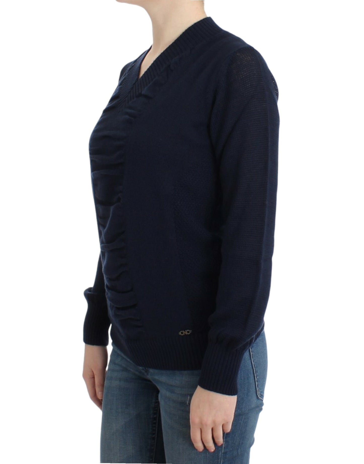 Costume National Elegant V-Neck Lightweight Sweater