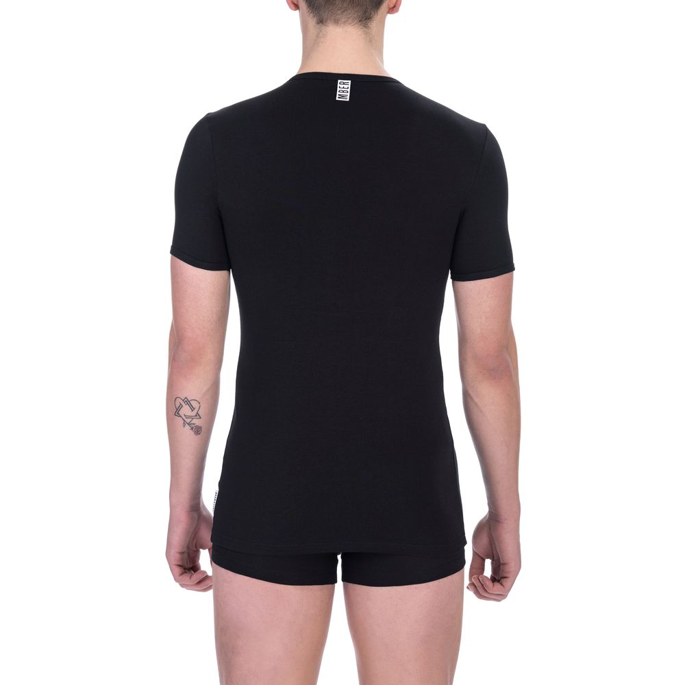 Bikkembergs Black Cotton Men's T-Shirt