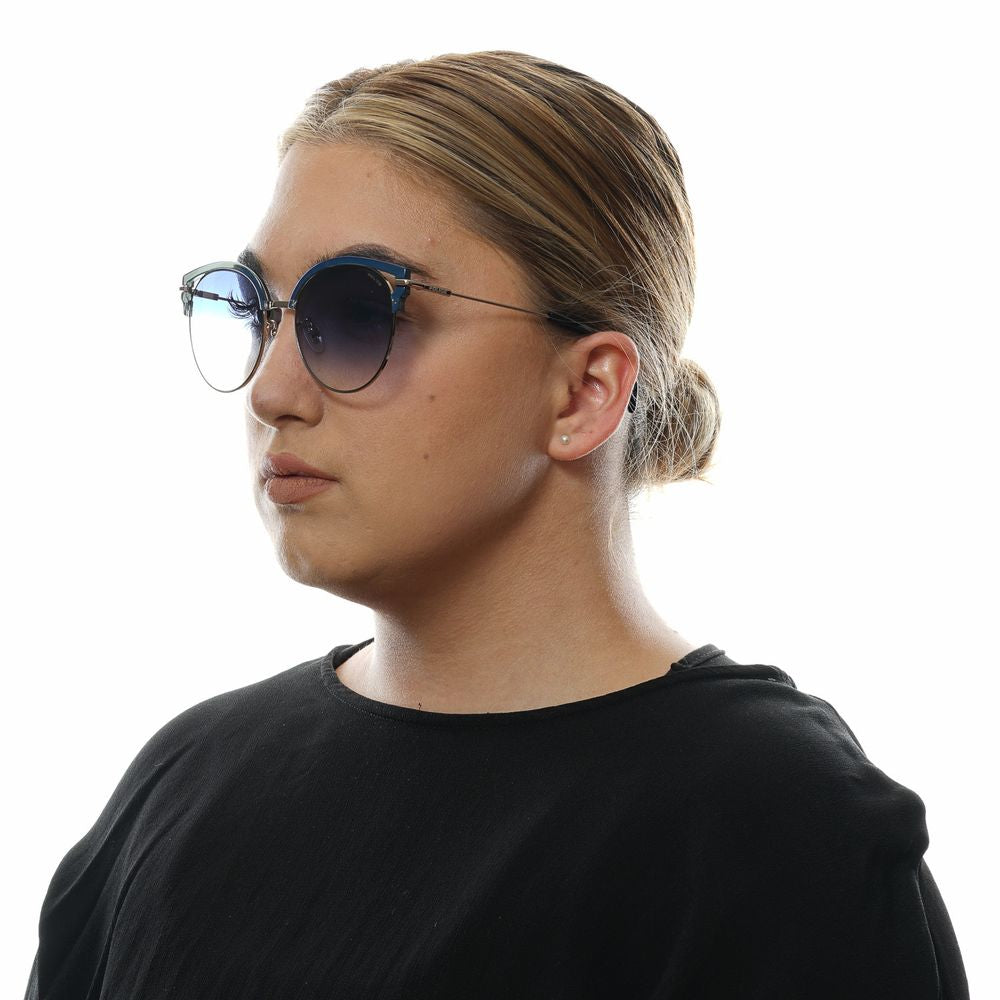 Police Chic Blue Gradient Butterfly Sunglasses