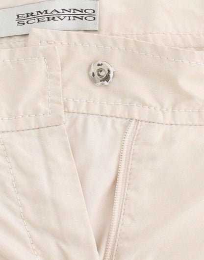 Ermanno Scervino Chic Beige Chino Pants - Elegance Redefined