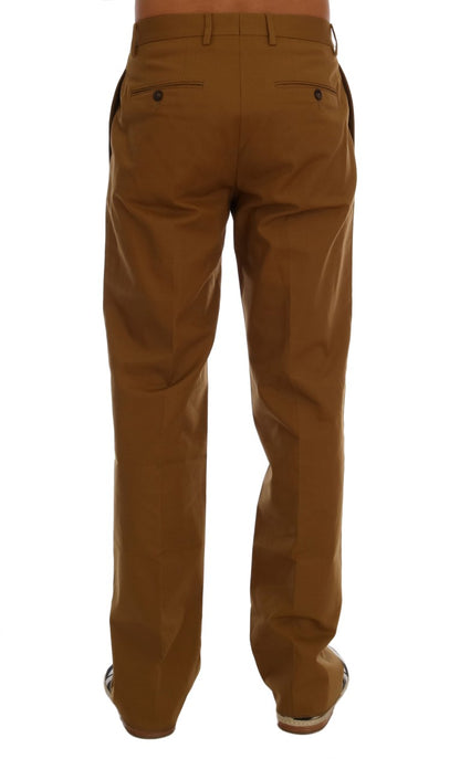 Dolce & Gabbana Elegant Brown Formal Trousers for Men