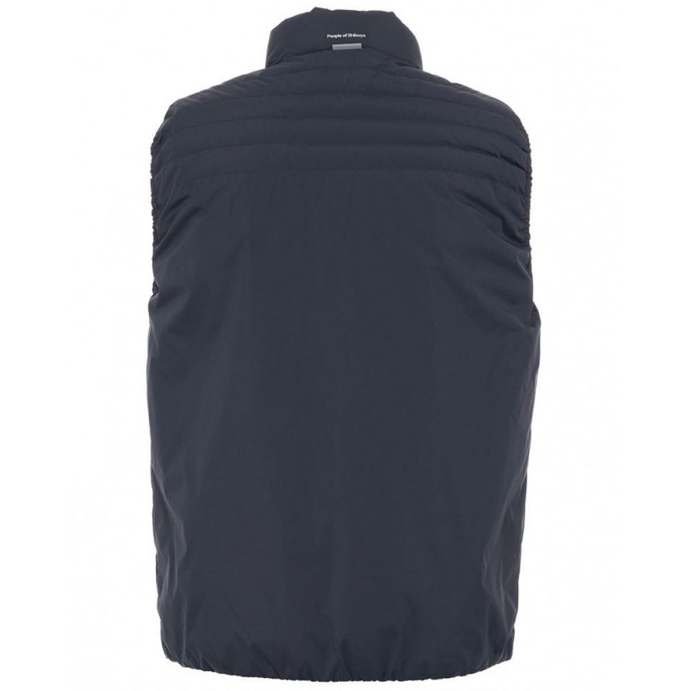 People Of Shibuya Sleek Blue Puffer Vest for a Modern Look