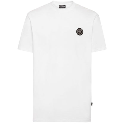 Plein Sport White Cotton Men T-Shirt