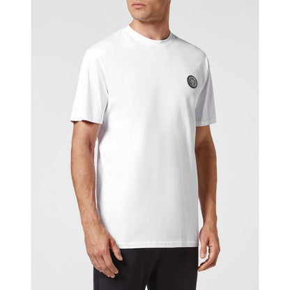 Plein Sport White Cotton Men T-Shirt