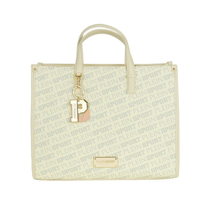 Plein Sport White Polyamide Women Shoulder Bag