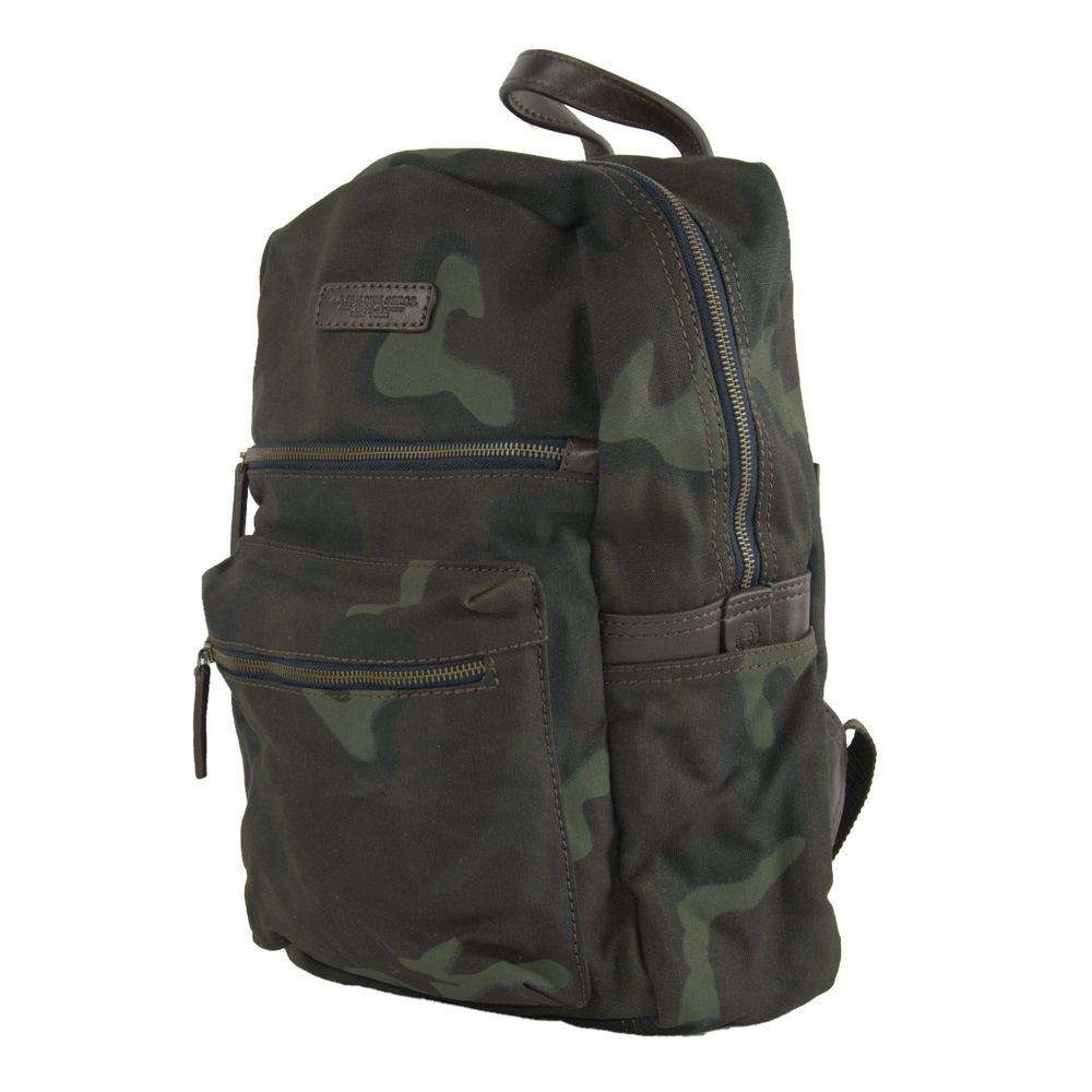 A.G. Spalding & Bros Green Cotton Men Backpack