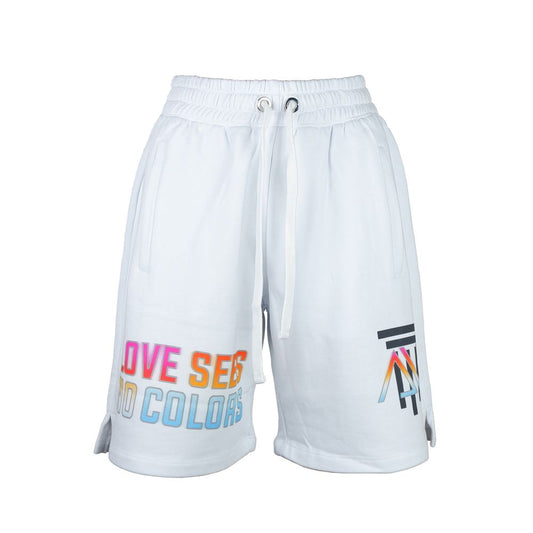 Diego Venturino White Cotton Women Short