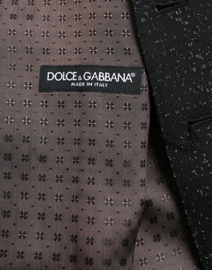 Dolce & Gabbana Black Brown Silk Waistcoat Dress Formal Vest