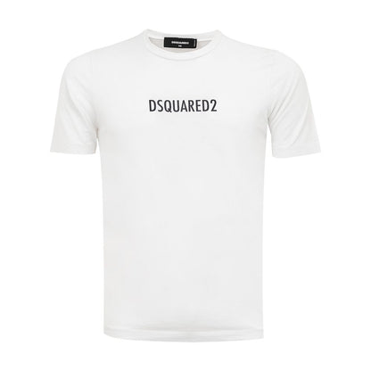 Dsquared² Elegant White Cotton Top for Stylish Women