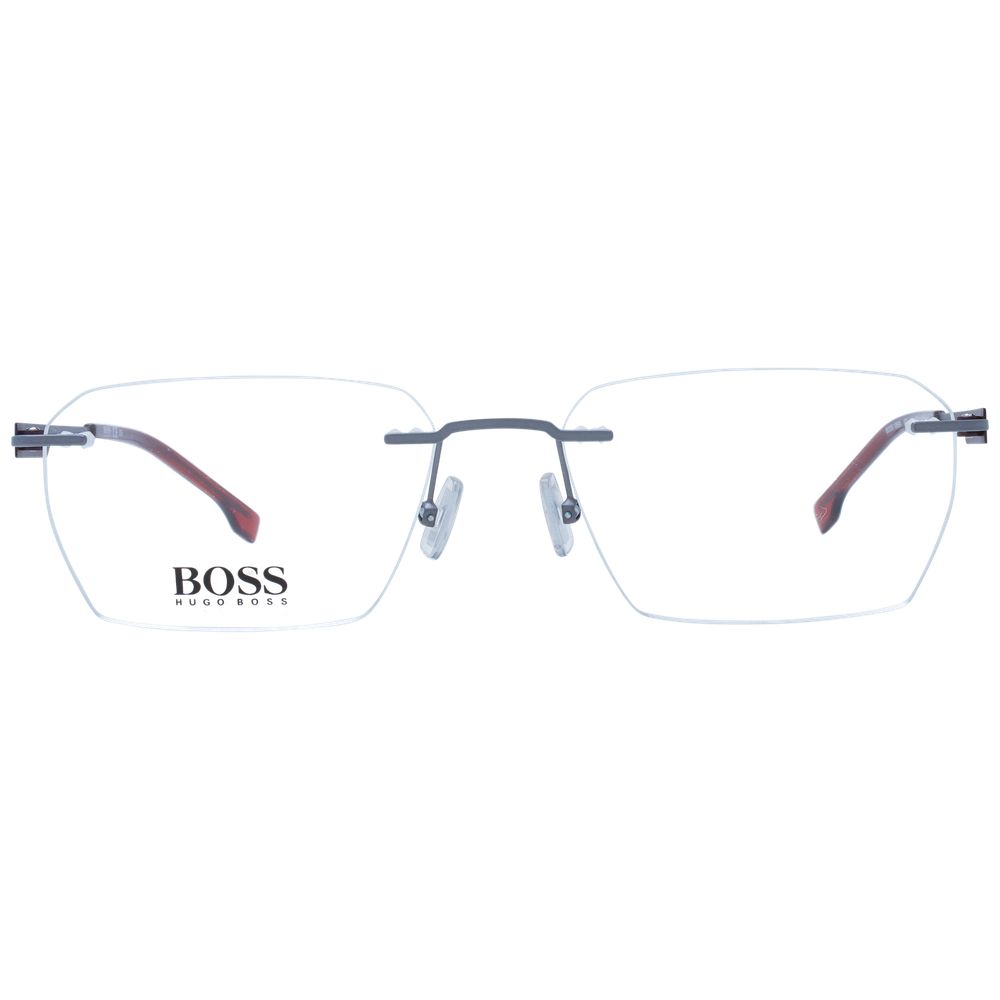 Hugo Boss Gray Men Optical Frames