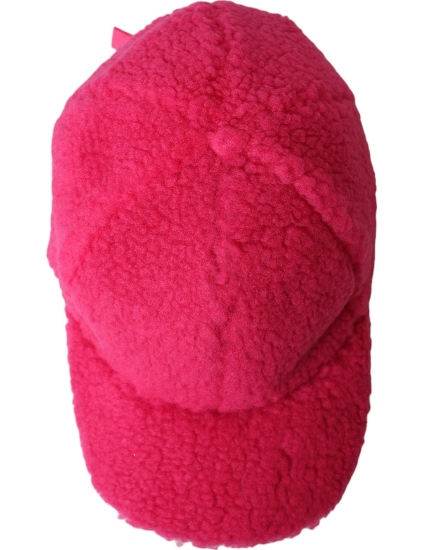 Dolce & Gabbana Pink Fleece Plush Baseball Hat Men