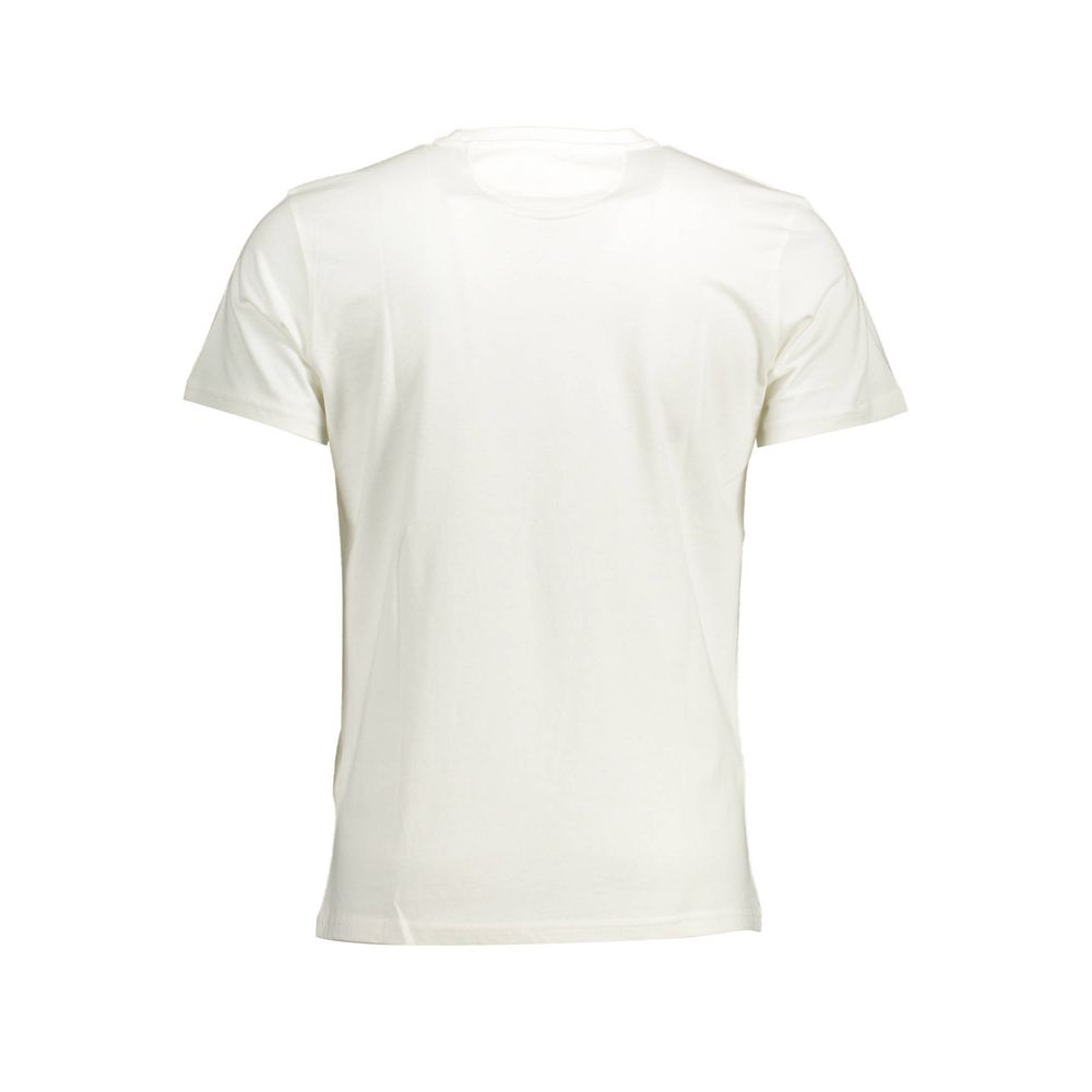 La Martina White Cotton Men T-Shirt