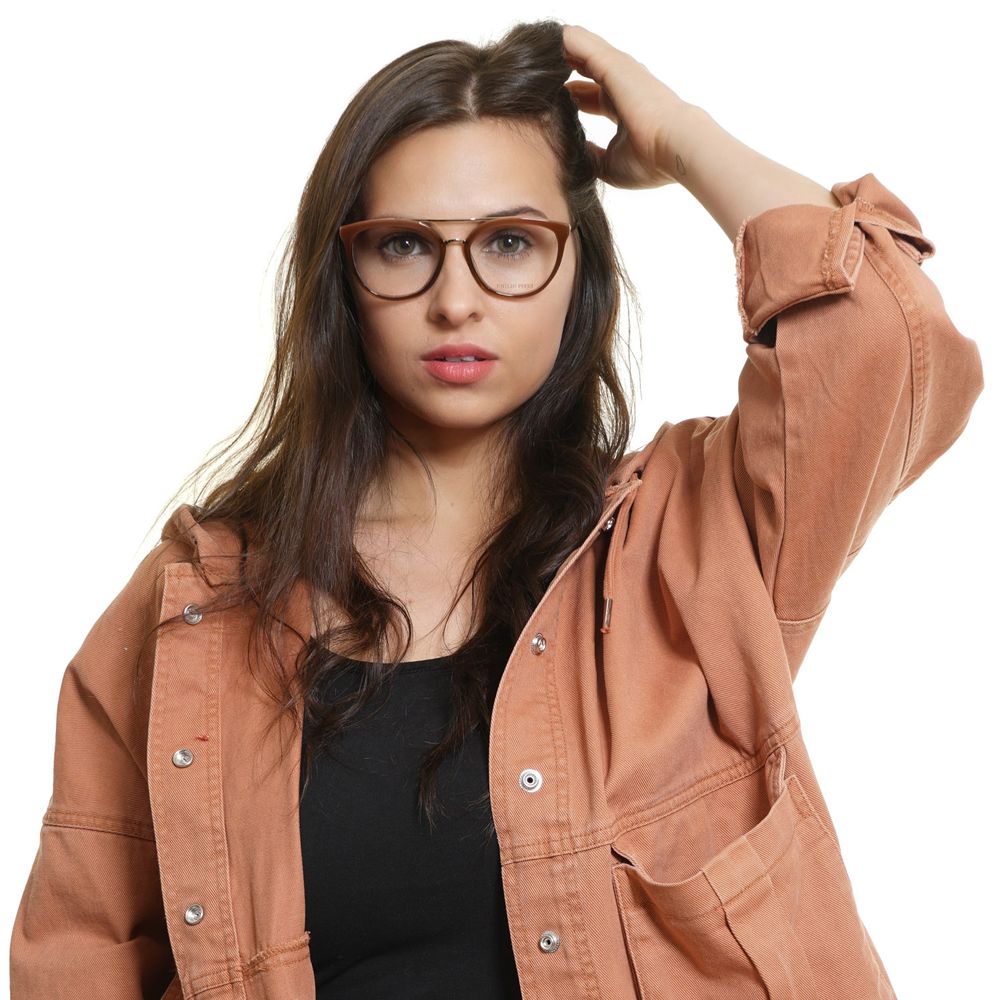 Emilio Pucci Brown Women Optical Frames