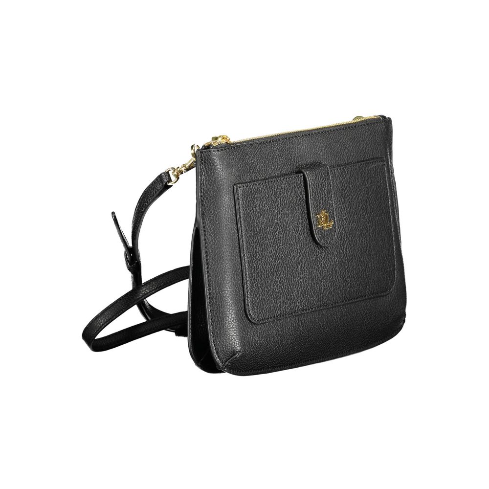 Ralph Lauren Black Leather Handbag