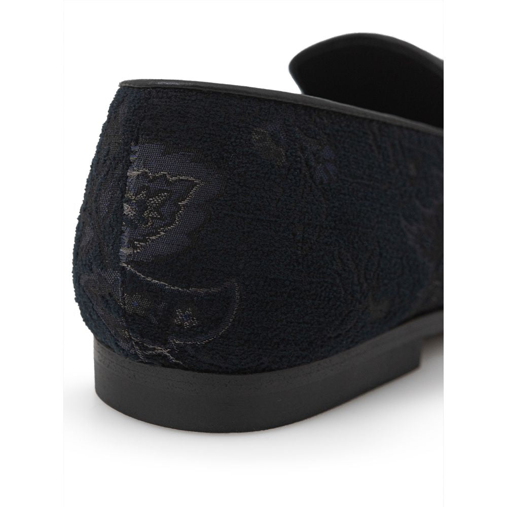 Etro Blue Leather Loafer