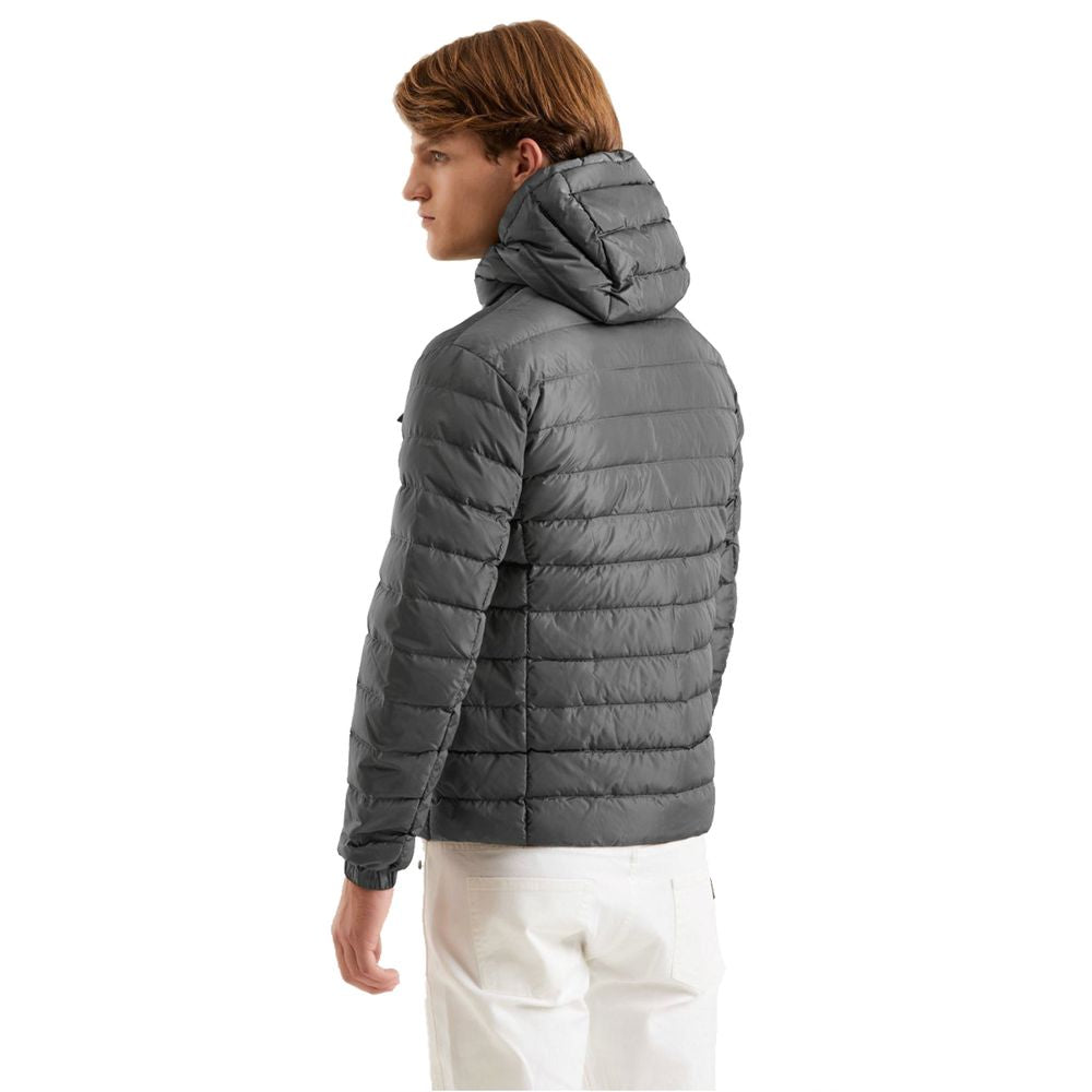 Refrigiwear Gray Nylon Men Jacket